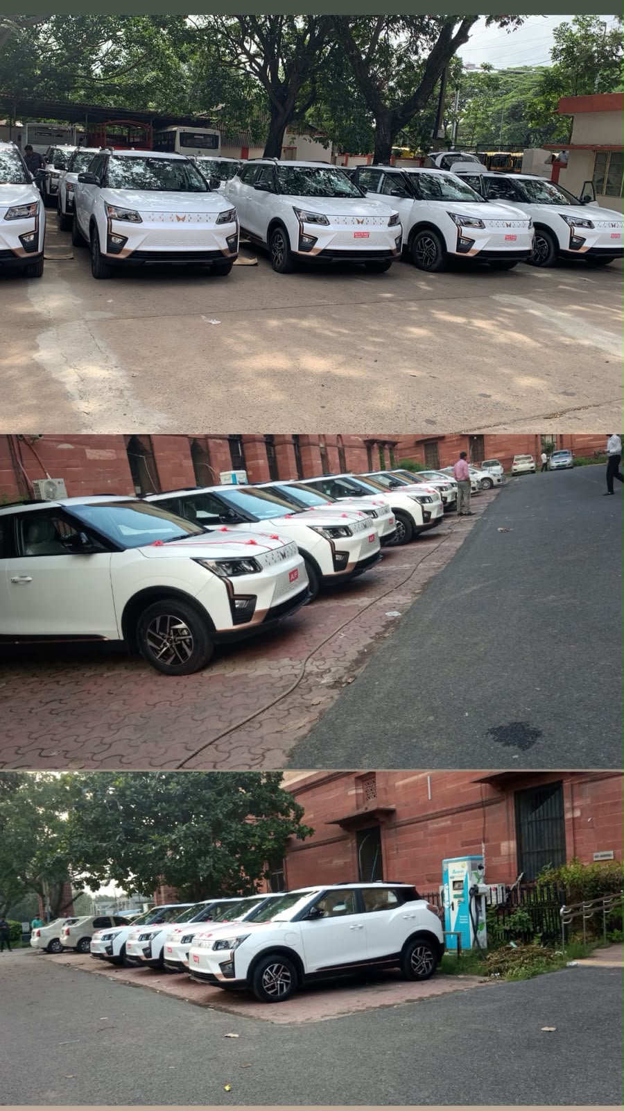 NITI Aayog vehicle handover ceremony